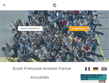 Tablet Screenshot of ecolefrancaise.am